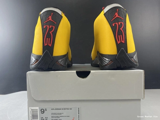 UNIVERSITY AIR BQ3685-706 14 JORDAN GOLD RETRO 0822